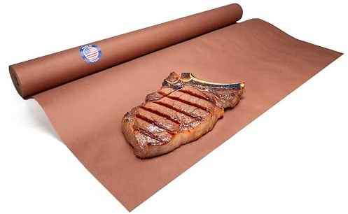 Peach Butcher Paper 36 x 2160 (180 feet) - USA-Made Natural Butcher Paper Roll for Meat and Fish - Uncoated, Unwaxed & Food-Grade Material for Smoking Meat, Grilling & BBQ by IDL Packaging