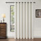 Topfinel 100% Verdunklungs Vorhänge Leinen Gardinen Blickdicht 1er Set Gardinen mit Ösen vorhänge Wohnzimmer Schlafzimmer Cream 300x260 cm