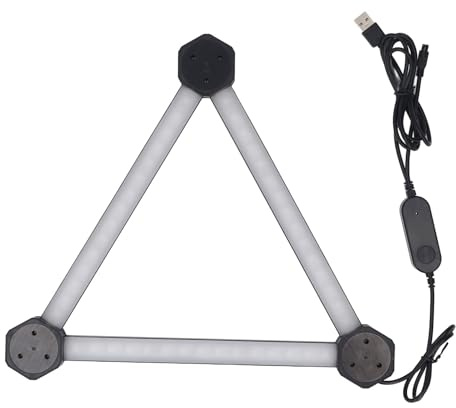 OUCRIY RVB LED Wall Light BT App Remote Control Music Sync Splicing Set pour Le Salon Salle de Jeux avec Modes de Scène Polyvalente, 16 Millions de Couleurs, éclairage Ambiant, pour Une