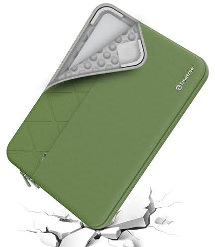 Smatree Custodia per laptop da 14 pollici HP Spectre x360 2 in 1 14/14T, per EliteBook 1040 G11 da 14, Chromebook x360 14c/14 ct, per HP Pro x360 435 G10 da 13,3, custodia con tasca, Verde (E4133) G