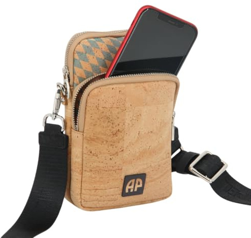 Kork Handytasche zum Umhängen * high-end Qualität * Vegan * Crossbody Handy Tasche * handmade in Portugal