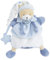 DOUDOU ET COMPAGNIE - Ours Petit Chou - Doudou Marionnette À Main - Taille 28 cm - Bleu/Blanc - Très Doux - Pour Enfants De Tous Âges - Idée Cadeau Naissance/Bébé - DC3081