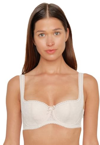 SUSA Dirndl Balconette BH 7592 mit Bügel & zierlicher Schleife - Größe A-F - Dirndl-BH mit wattierten Cups & verstellbaren Trägern - Hochwertige Materialien - Bequem & elegant - Ökotex zertifiziert