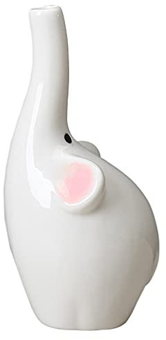 BESPORTBLE Cartoon Elephant Vase Ceramic Lovely Indoor Elephant Flower Pot for Living House Decor Accessories