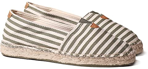 Toni Pons Unisex-Espadrille aus Baumwollstoff - BLANES-DD Kaki, 39 EU