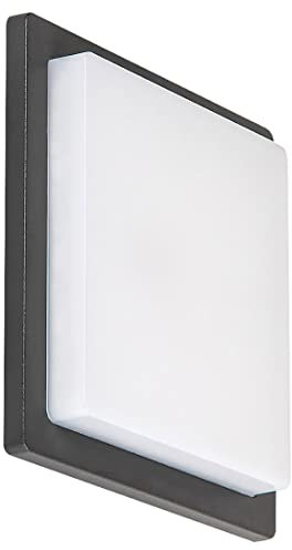 Rabalux 7204 Wandleuchte ONTARIO anthrazit weiss LED 8W IP65 H:18cm B:18cm 4000K