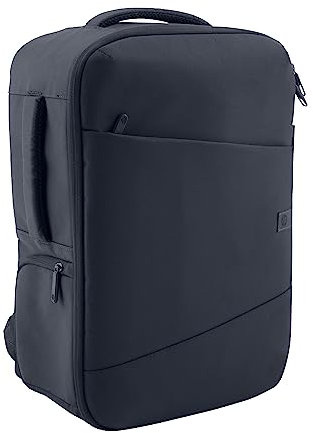 HP Creator, Zaino per Notebook HP da 16,1” per Computer e Tablet, Tasche e Divisori Interni Imbottiti, Cover impermeabile, Tasca con Blocco RFID, Realizzato con Materiale Riciclato, Blu scuro