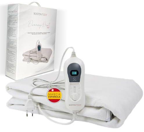 Elektrisches Wärmeunterbett DreamyHeat | Weiche Mikrofaser 150x80 cm + Einfache Befestigung an der Matratze | 3 Temperaturstufen + Schnelle Aufheizung + Automatische Abschaltung | Waschmaschinenfest