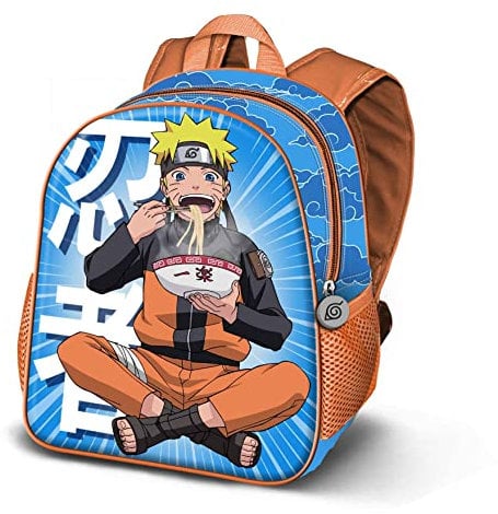 Naruto Ramen-Kleiner 3D Rucksack, Blau