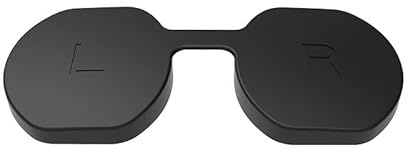 Cubierta Protectora de la Lente para PSVR2, Cubierta Protectora de Silicona, Tapa de la Lente, Accesorios de la Cubierta Protectora de la Lente (Negro)