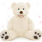 MorisMos Beige riesen Teddy, 130cm Teddybär groß XXL, Weich Kuschelbär Plüschbär Fraun,Teddys Bär Kuscheltier XXL Stofftier Plüschtier