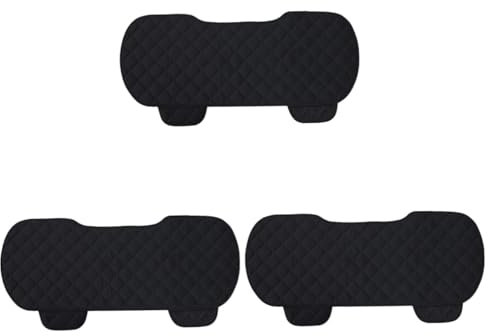 SOLUSTRE 3 Stk Sitzkissen car seat cushion auto sitzpolster autositz bezug sitzbezug auto kfz sitzheizung sitzschoner für autositze kfz sitzschoner stuhlkissen Winter Schutz Plüsch