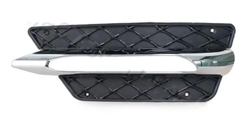 Grill Für Mercedes Für Benz W204 C250 C350 C-Klasse 2012-2014 A2048851453 Auto Front Stoßstange Gitter Nebel Licht Kühlergrill Abdeckung Kühlergrill(Color:rechts)