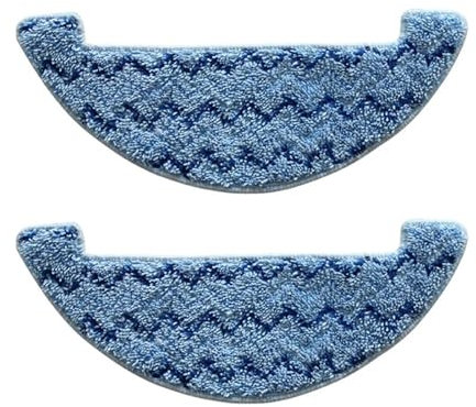 ASDGH 2 Stück Mikrofaser-Lappen-Pads, Wischtücher, for ZACO, for A9s und A9s Pro Staubsauger, Kehrroboter, waschbar, trocken und nass einsetzbar Wischtücher für Saugroboter