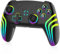 SYDERUER Switch Controller mit RGB-Beleuchtung – 6-Achsen Gyroskop, Vibration, Präzise Joysticks, Turbo-Modus, Schnellaufwachen für Switch/Lite/OLED, Wireless Switch Gaming Controller