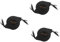 OSALADI 3 Stück 10 Cat6-Ethernet-Kabel einziehbar ethernet cables ethernetkabel Flaches Ethernet-Kabel Mbit/s-Übertragung einziehbares Netzwerkkabel einziehbares Cat6-Ethernet-Kabel Black