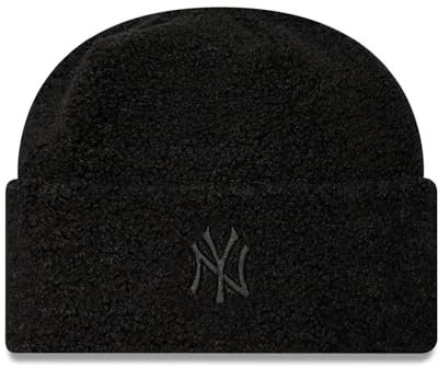 New Era Damen Winter Mütze - Borg Sherpa NY Yankees schwarz