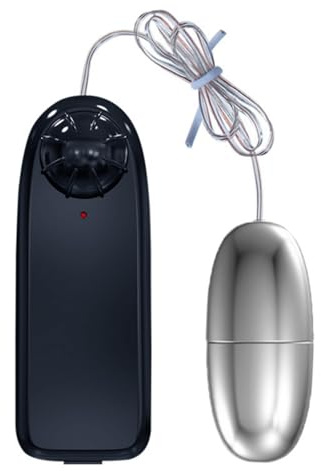 Silver Clit Bullet Power Vibrator,Remote Control Vibrating Egg Bullet Vibrator Egg Waterproof Stainless Steel Jump Eggs Massager Muscle Exercises Bullet Vibrator for Men Women Sex Toys