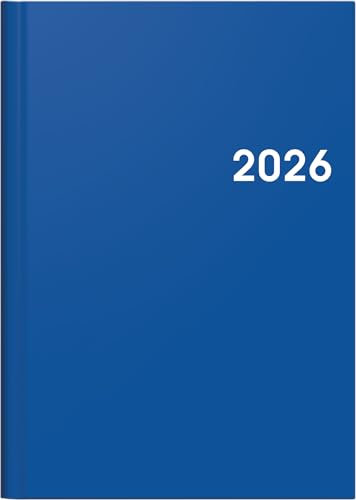 BRUNNEN Buchkalender Mod. 796 '26 | A5, Kunststoff, blau