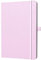 ONAVIA A5 Liniert Notizbuch, Notebook Hardcover, 80 Blätter (160 Seiten) 80 g/m², 7mm Linienabstand für zu Hause, Schule und Arbeit (Rosa)