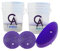 2x Premium Car Wash Buckets with 2xGrit Guards & 1x Scrub Guard - 20L Car Cleaning Buckets with Bucket Barriers Provides Swirl Free Wash Solution, Beginner Kit Bundle