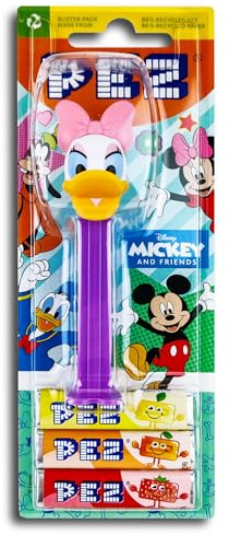 1x PEZ Spender Mickey and Friend Dasiy inkl. 2 x Pez Bonbons 2 x 8,5 g