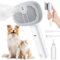 Pecute Steam Cat Brush, Self-Cleaning Cat Steam Brush,with 2 Water Spray Mist Modes, Large Capacity Tank, Dog Brushes for Grooming, for Shedding and Massaging Grooming of Long Short Haired Cats Dogs