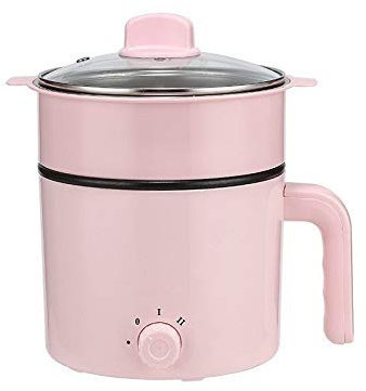 Mini Rice Cooker, Electric Cooking Pot Cooker Dormitory Multi+Cooker Household Multicooker for Hot(Green)