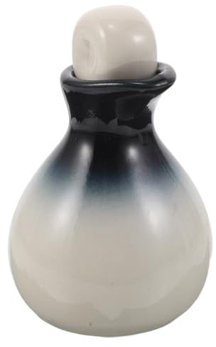 CLISPEED Bouteille D'huile en Céramique Blanc pour Huiles Essentielles avec Design Hermétique et Contrôle Précis, pour Usage Professionnel en Spa Domicile