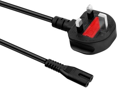 SYWQDFXJ 1.5m Power Cable Cord for Audio Technica AT-LP120-USB Direct-Drive DJ Turntable UK Plug