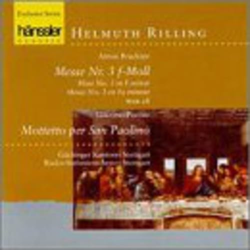 Bruckner: Mass #3 in F minor / Puccini: Mottetto Per San Paolino