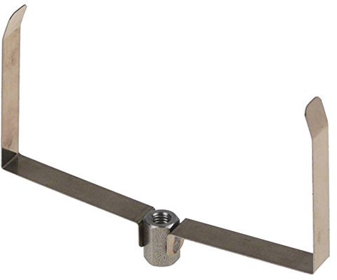 Santos Grattoir pour moulin à café Nr40A, N40A, Nr60, Nr40ASnr-639300 - Pour récipient doseur largeur 110 mm, M6, hauteur 72 mm, acier inoxydable