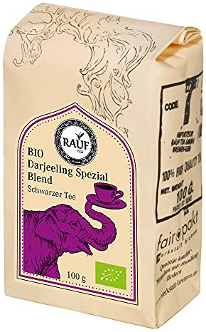 Rauf Tee - Schwarztee Darjeeling Spezial Blend Bio 100g