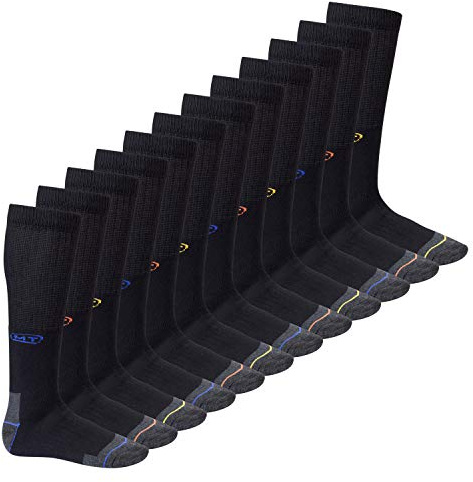 MT Herren Arbeits- und Freizeitsocken (6 oder 12 Paar) Robuste Work Kniestrümpfe