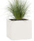 Pflanzwerk® Jardinera Fibra de Vidrio Cube XXL Arena 53x65x65cm *Maceta a Prueba de heladas* *Protección UV* *Calidad Europeo*