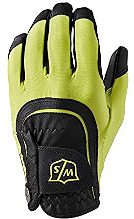 Wilson Herren W/S FIT ALL MLH Golfhandschuhe, Grün/Schwarz, One size