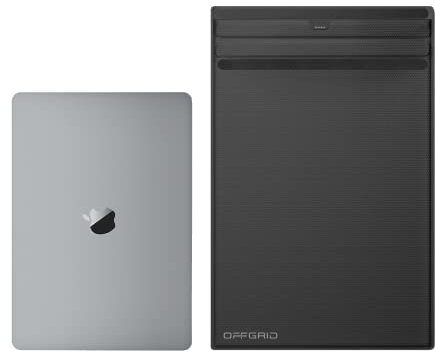 OFFGRID Faraday Taschen für Laptops - Premium Signalblockierende Faraday-Tasche, Privatsphäre für Handy oder Handy und Schlüsselanhänger mit Anti-Hacking-Kartenschutz, 5G RF & RFID-Abschirmung