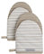 KitchenAid Albany Mini Cotton Oven Mitts with Silicone Grip, 5.5x8, Milkshake