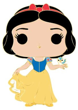 Loungefly Funko DISNEY SNOW WHITE LARGE ENAMEL PIN-JO - Snow White - Schneewittchen - Snow White - Schneewittchen Emaille-Nadeln - Niedliche Brosche Zum Sammeln - Für Rucksäcke & Taschen - Movies Fans