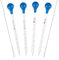 LXQ Glas Pipette10ml 5ml Dropping Pipette Kinder 4 Stück Messpipetten Tropfpipetten mit Bürste Transfer Pipette Glas für Labor Medizin Schule Reagenzglas, Transparent