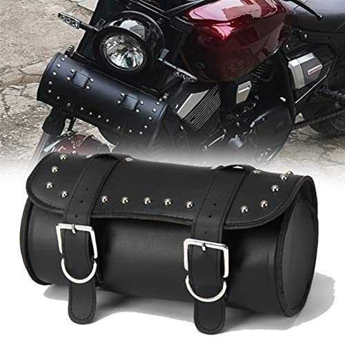 Per Honda VT Shadow Ace Classic 600 700 750 1100 VTX 1300 C R S RETRO GL1800 Moto PU Forcella Anteriore In Pelle Borsa Degli Attrezzi Bisaccia Decorare