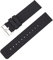 Elegantyl 12mm 14mm 16mm 18mm 20mm 22mm Nylon Canvas Uhrenarmband Ersatzarmband, Schwarz, 12mm
