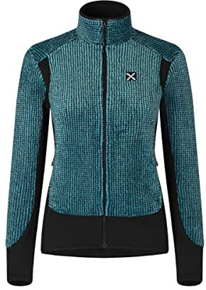 Montura - Maglia Donna Pile Full Zip Polartec Ice Blink - Care Blu-S