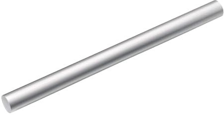 QUARKZMAN Barra Tonda in Alluminio, Diametro 1/2 Barra Metallico per Tornio Solido Alluminio 6061 Lunghezza 12 Pollici per Attrezzi Fai-Da-Te
