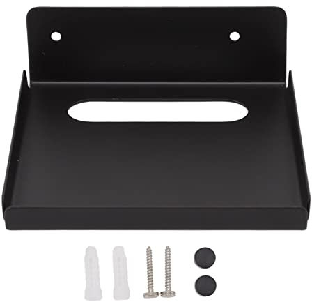 Fockety Floating Shelf with WiFi Router or Speaker, Stainless Steel Wall Mount, Small, Thick Speaker Mount for Cable Box, Modem, Gaming System & Streaming Media Device