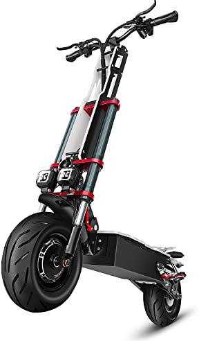 Scooter électrique Adulte Lohang, Double Moteurs, Batterie au Lithium 60V 38AH, autonomie de 100 km, pneus 12 Pouces, Suspension complète, Scooter électrique Rapide, Charge maximale 250 kg.