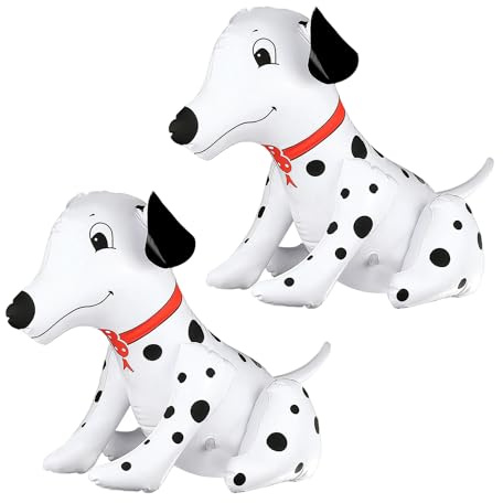 XMNIVATE 2 Pieces Puppy Balloons - Dalmatian, Kids Toys, Inflatable Animals, Cute Cartoon Animal Party Decoration Balloons