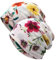 XYIYI Damen Mütze Chemo Hut Slouchy Kopfbedeckungen Kopf Wraps Krebshüte (2Stück Blume Rose Orange)