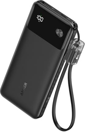 Anker, Powerbank, 10000mAh, Powerbank, Dual-direktionale USB-Anschlüsse, PD, QC SCP, 22.5W