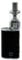 Arc Mini Kit For Tecc Pods, Fixed Airflow, LED Screen, Vape While Charging, TVDC, 2ml Cartridge No Nicotine (Black)